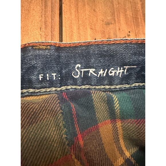 Eddie Bauer Men’s Flannel Lined Jeans Pants Size 36 X 30 Straight Hiking Camping - Picture 6 of 16